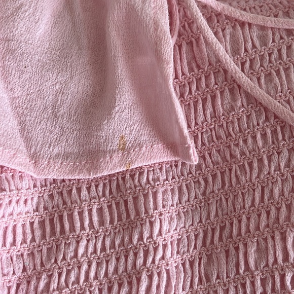 Jenna Ruffle Smock Top Baby Pink - Picture 6 of 6